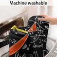 thumbnail image 5 of Math Equations Symbols Black Pattern Bathroom Rugs Mat,Non Slip Microfiber Bathroom Rug,Rubber Backing,Soft Bathroom Mats for Bathroom Floor,Tub and Shower,17x27in(43x68cm), 5 of 5