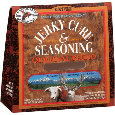 Hi Mountain Seasonings Original Blend Jerky Cure & Seasoning Kit, 7.2 (Best Venison Jerky Seasoning)
