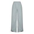 thumbnail image 6 of Hvyesh Women's Yoga Capri Pants Loose Drawstring High Waisted Sweatpants Lounge Running Gym Short With Pockets, 6 of 8