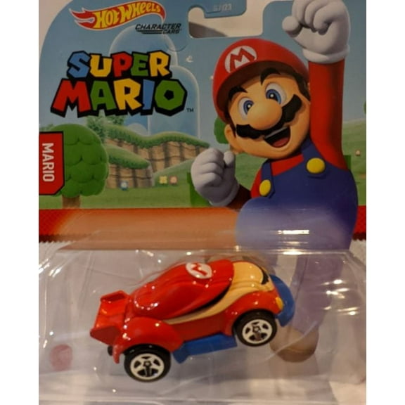 Hot Wheels Super Mario Character Cars Mario