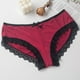 thumbnail image 4 of Puntoco Ropa interior para mujer, bragas de encaje con lazo de seda fina, ropa interior de gran tamaño para mujer, 4 of 4