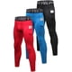 thumbnail image 1 of Pantalones de compresión Queerier Athletic para hombre, paquete de 3, 1 of 6