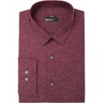 thumbnail image 1 of Bar III Camisa de vestir con botones de fácil cuidado para hombre, roja, 15-15.5, 1 of 1