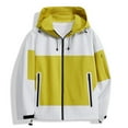 thumbnail image 6 of Women's Casual Solid Color Hooded Jacket Long Sleeve Hooded Blouse Tops Pullovers Sweatshirts with Pockets for Daily Wear Streetwear Loungewear Travel Fashion Essential Gift for Women, 6 of 7