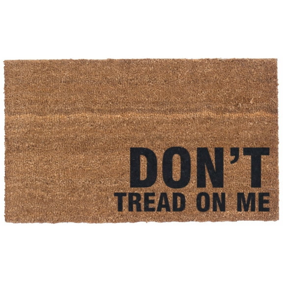 Don't Tread on Me Design Coco Doormats by Coco Mats N More - 18" x 30" x 1 Inch Thick