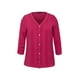 thumbnail image 2 of Blusa SUSETTE André Badi rosa 26 escote en V alforzas decorativas mangas 3/4, 2 of 5