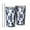 Blue and White, variant on Blue Pioneer Flower and Bird 10oz Tumblers Stainless Steel Tumbler with Lid and Straw,Vacuum Insulated Double Wall Travel Tumbler Cups with Cleaning Brush for Coffee, Tea
