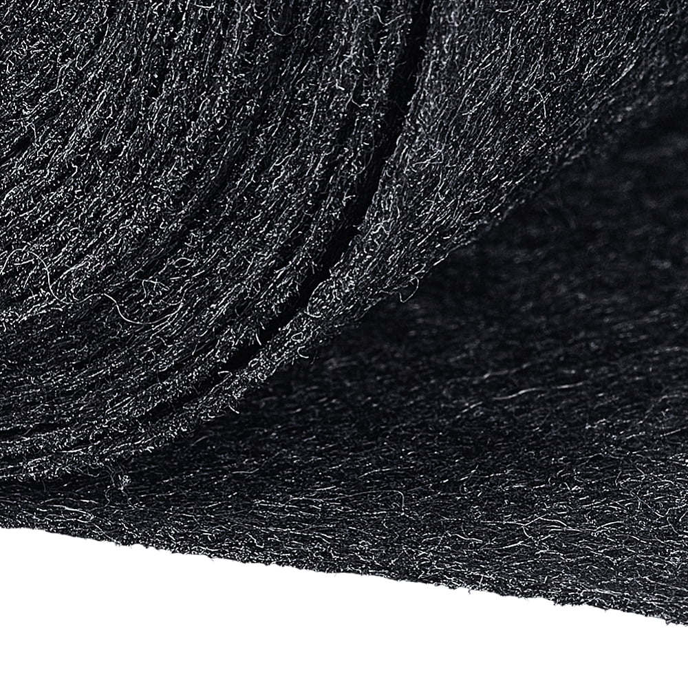 Felt Non-woven Fabric DIY Craft Black 3500x400x3mm