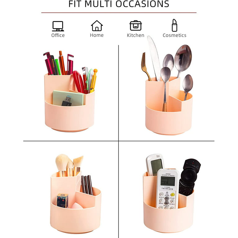 CONTACT'S FAMILY Leather Pen Tray 1/2/3 Slots Pens Holder Desk Organizer  For Pen Stand Desktop Busssines Office Home Decoration