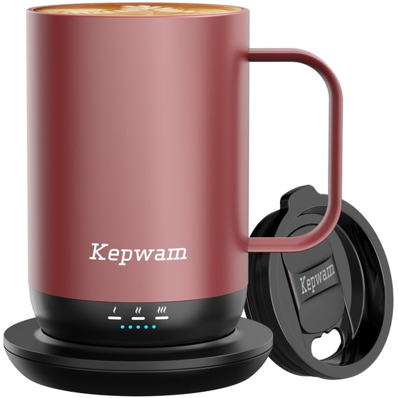 Taza de Café Auto-Calentable Kepwam T1 473 mL con Control por App