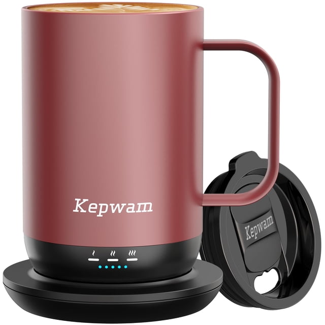 Taza de Café Auto-Calentable Kepwam T1 473 mL con Control por App