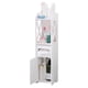 thumbnail image 1 of Armario de Almacenamiento de Baño Pequeño con Puertas y Estantes,Gabinete de Almacenamiento de Papel Higiénico con Puertas,Delgado y Estrecho Organizador (Blanco), 1 of 4