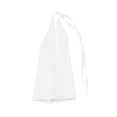 thumbnail image 3 of Vestido de mujer a escala 1/6 con espalda descubierta, accesorio para fotografía, diseño de tirantes, falda a la cadera. Blanco, 3 of 9