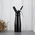 thumbnail image 2 of Whipped Cream Dispenser, Portable Aluminum Whipped Dessert Cream Butter Dispenser Whipper Foam Maker Black, 2 of 10