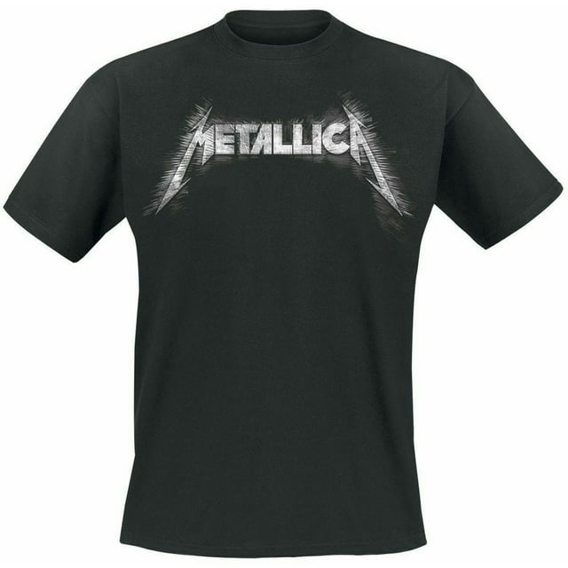 Metallica Adult Spiked Back Print T-Shirt