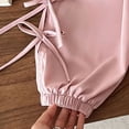 thumbnail image 4 of Gubotare Infant Pants Girl Toddler Baby Cute Striped Pants Cotton Linen Baggy Sweatpants Boys Girls Soft Breathable Comfort Elastic Waisted Pants 2T 3T (Pink,2-3 Years), 4 of 8