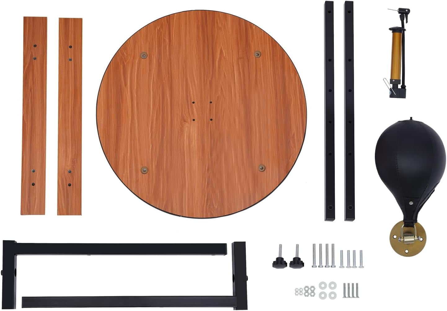 Heavy Duty Adjustable Speed Bag Platform Kit 24" Professional Wall Mounted Punching Ball Speed Bag Kit for Boxing Training Exercise Fitness