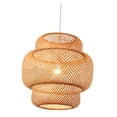 thumbnail image 2 of Iluminación colgante hecha Luz de ratán, tejido de bambú natural tejado de novedad Lámpara de tejida para comedor Sala de para niños Zulema iluminación de techos, 2 of 8