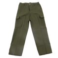 thumbnail image 2 of Pantalones holgados para hombre, de color puro, con múltiples bolsillos, informales, holgados, para uso diario, color verde OD 175, 2 of 15