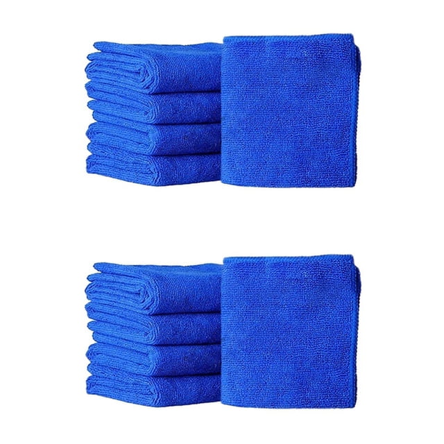 10Pzs Toalla Absorbente de Fibra Toalla de Limpieza 25 x 25CM