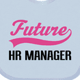 thumbnail image 4 of Inktastic Future HR Manager Boys Baby Bib, 4 of 4