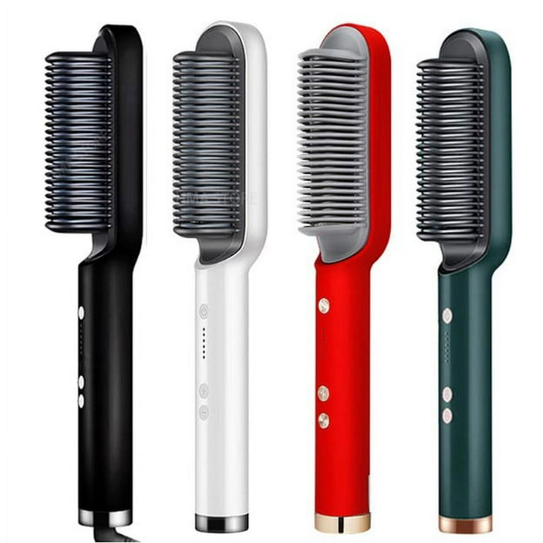 Multi-function Hair Straightener Comb Red Light Anti-Scald Hair