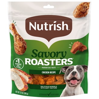 (Doyo mart)NutriSari 910袋 Nutrish Savory Roasters Chicken Recipe Premium Dog Treats, 5 oz