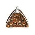 thumbnail image 3 of Lsque Skulls And Hearts Printed Long Tissue Box Cover Holder, Facial Paper Organizer Dispenser,Triangle with Bottom Belt, PVC Leather Decorative Organizer, 3 of 9