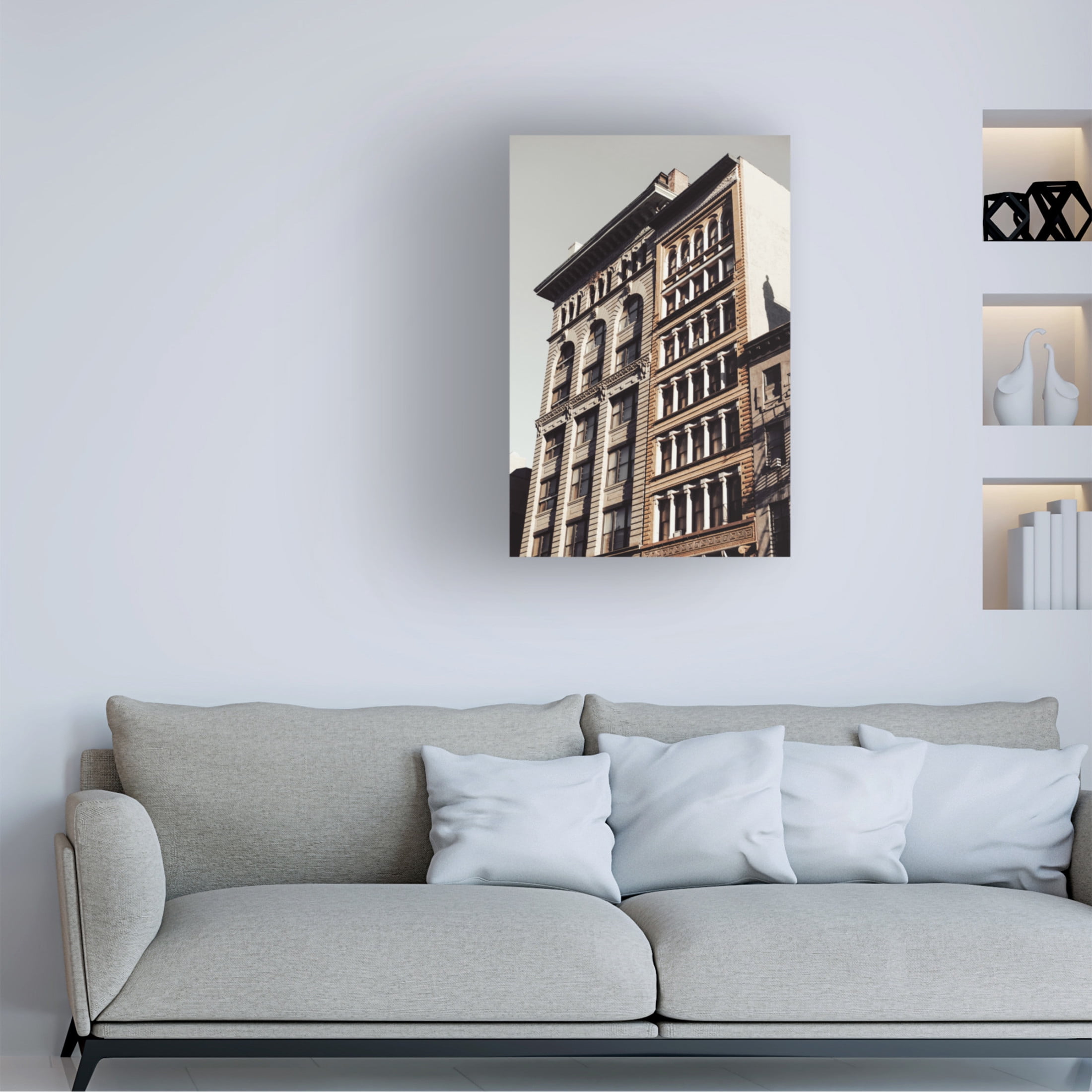 Trademark Fine Art Rikard Martin  New York City Building Canvas Wall Art