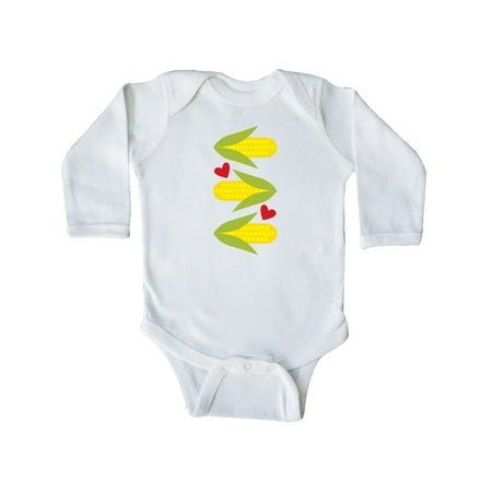 

Inktastic Corn Lover - Corn on the Cob Gift Baby Boy or Baby Girl Long Sleeve Bodysuit