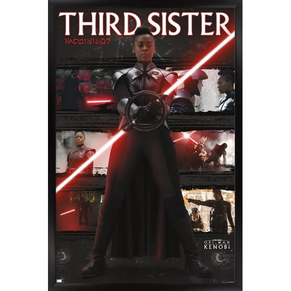 Star Wars: Obi-Wan Kenobi - Third Sister Wall Poster, 22.375" x 34" Framed