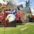thumbnail image 4 of Japceit Patriotic Garden Flag, Double-Sided USA Flag Decor, Independence Day 4th of July Farmhouse Decoration for Yard, Porch, and Home, 4 of 6