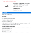 thumbnail image 2 of Front Outer Tie Rod End - Compatible with 2006 - 2009 Pontiac Torrent 2007 2008, 2 of 2