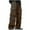 Black, variant on CHGBMOK Cargo Pants for Men Corduroy Workwear Loose Multi Pocket Straight Leg Outdoor Casual Sports Pants XL