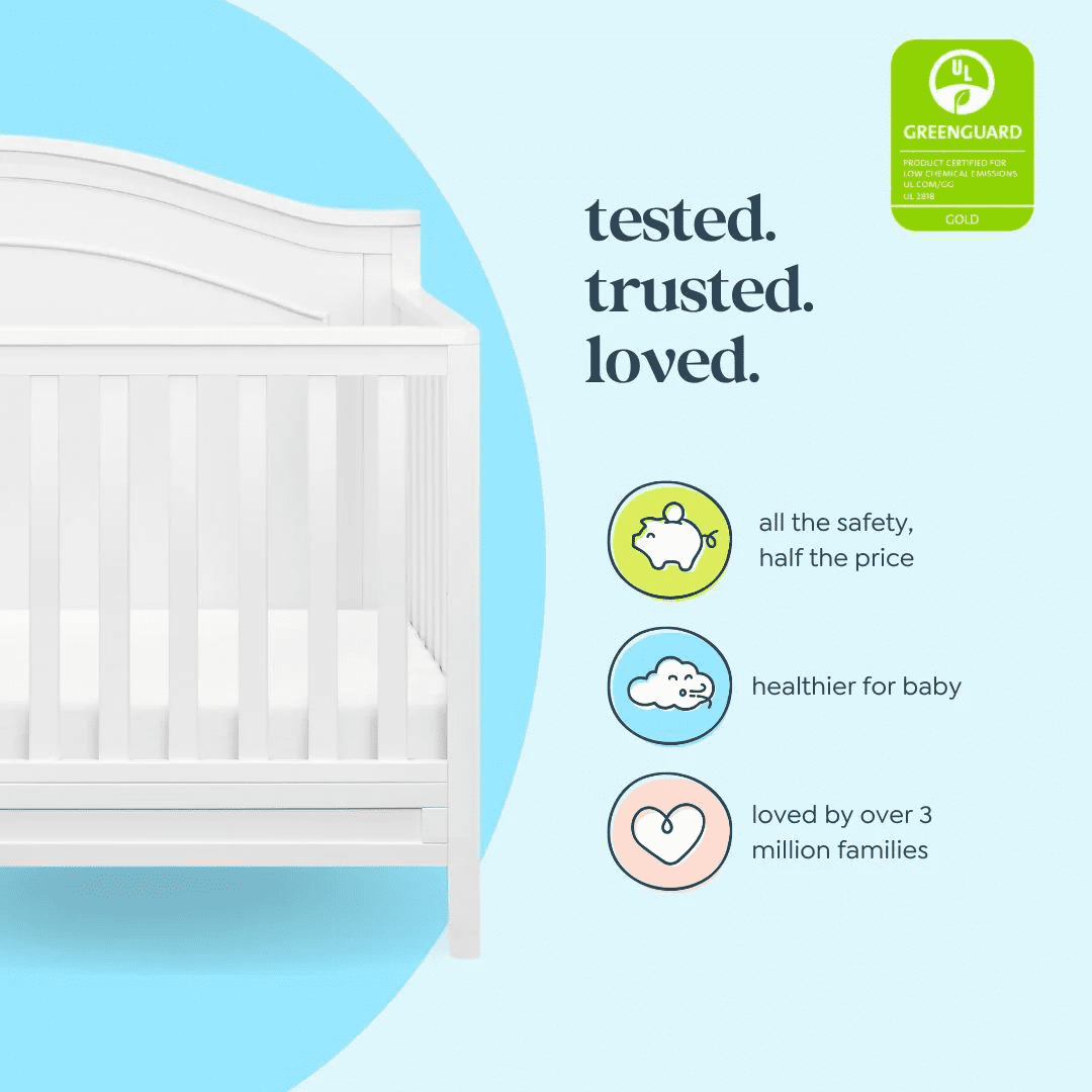 DaVinci Charlie 4 in 1 Wood Convertible Crib in White