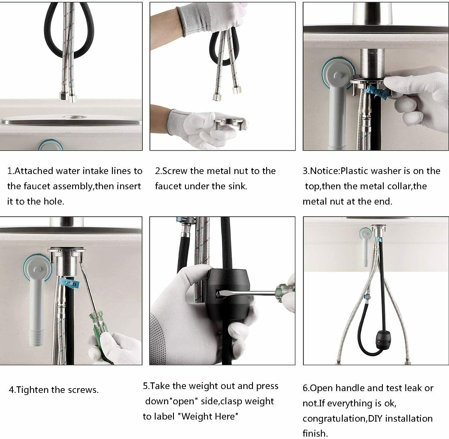 Zovajonia Modern Commercial Kitchen Faucet with Pull Down Sprayer Brushed Nickel, High Arc Single Handle Stainless Steel  Sink Faucet with Deck Plate