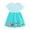 Sky Blue, variant on Baby Girl Dress Summer Outfits Embroidered Princess With Under The Sea Appliqués Coton Knit Short Sleeve Toddler Kids Dresses Casual Party Sundress for 1-2 Years