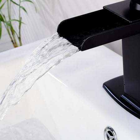Waterfall 1 Handle - Ktaxon Waterfall One Handle Bathroom Basin Sink Faucet Oil Rubbed Bronze Mixer