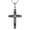 Black Onyx Cross, variant on Cross Necklace 925 Sterling Silver Religion Necklace Lapis Lazuli/Turquoise/Black Onyx Cross Necklace Jewelry Gifts for Women Men