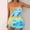 Orange, variant on Ayolanni Two Piece Tankinis Swimwear for Women Modest Tropical Print Plus Size Swimwear Summer Hawaiian Padded Bathing Suit Swim Top with Shorts Orange L