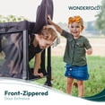 thumbnail image 5 of WONDERFOLD W2 Original+ Stroller Wagon (2 Seater) - Collapsible Wagon Stroller with Seats with 5-Point Harnesses, Easy-Access Door, and Adjustable Sun Canopy, Charcoal Gray, 5 of 5