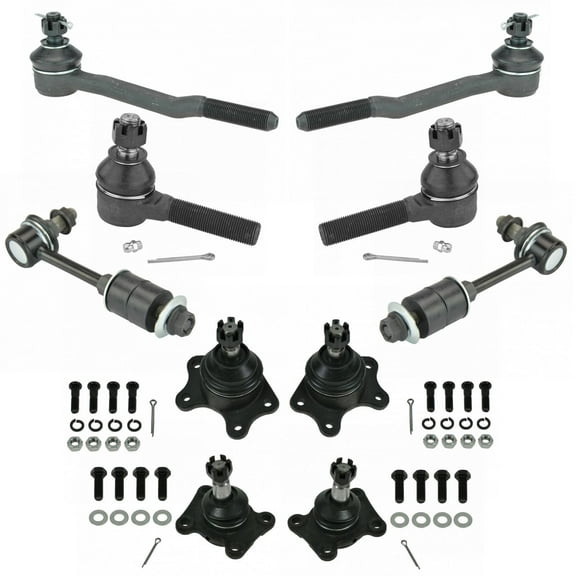 TRQ 10 Piece Steering & Suspension Kit Ball Joints Tie Rods Sway Bar End Links PSA66485 Fits select: 1990-1995 TOYOTA 4RUNNER