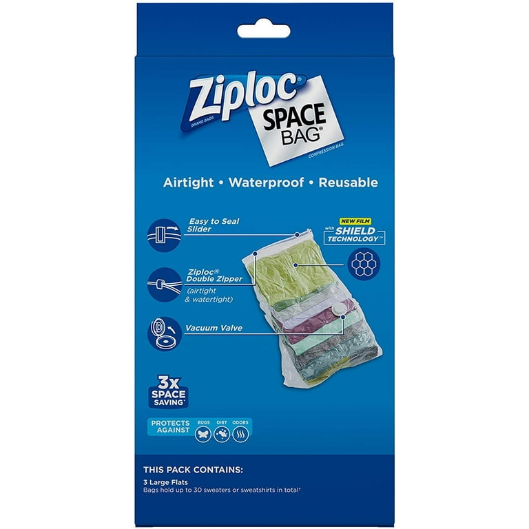 Ziploc®, Space Bag® Large Flat, Ziploc® brand