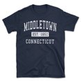 thumbnail image 1 of Middletown Connecticut Classic Established Men's Cotton T-Shirt, 1 of 1