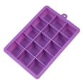 thumbnail image 1 of Ice Cube Mold Silicone Large Ice Cube Mold 15-Grid Mould Tray Maker Rectangle Kitchen Bar Tool, 1 of 7