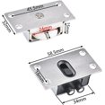thumbnail image 3 of Ruedas para muebles con ruedas para un funcionamiento suave y reducción de ruido, polea duradera para puertas corredizas con rueda simple de acero inoxidable y nailon para armarios, guardarropas y, 3 of 5