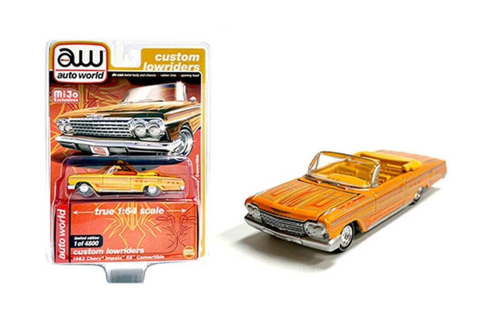 Black Auto World 1:64-2020 Premium 1962 Chevrolet Impala SS Convertible