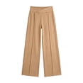 thumbnail image 5 of Dagugfen Athletic Pants for Women Loose Fitted Elastic Waist Stretchy Breathable Full Length Gym Workout Pants(M,Khaki), 5 of 6