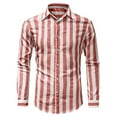 thumbnail image 5 of Eashery Mens Botton Down Shirts Long Sleeve T Shirts Men Polo Shirts White Button Down Shirt Men Red 3XL, 5 of 5