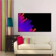 thumbnail image 4 of Framed Abstract Wall Art Colorful Equalizer Abstract Pictures Canvas Print Framed Painting For Bedroom Living Room Office Artwork Ready to Hang, 4 of 6